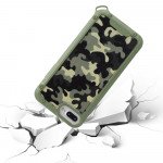Wholesale Tuff Bumper Edge Shield Protection Armor Case for Samsung Galaxy A21 (Camouflage Black)